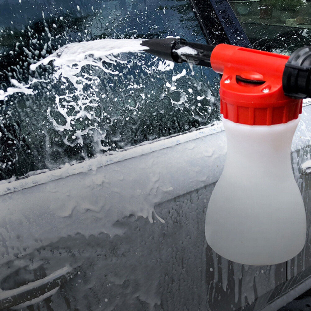 Snow Foam Car Wash Spray Gun Lance Uses Hose Pipe Sprayer 900ML Handheld Bottle eprolo