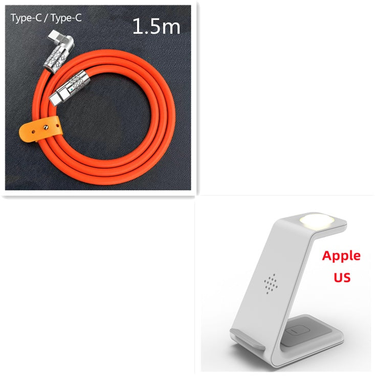 3 In 1 Fast Charging Station Wireless Charger Stand Wireless Quick Charge Dock For Phone Holder eprolo