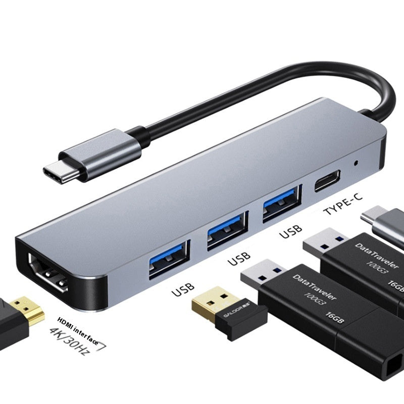 Type-c 7-in-1 Expansion Dock HDMI Projection Screen Usb Hub30 Multi-function Cable Seperater eprolo