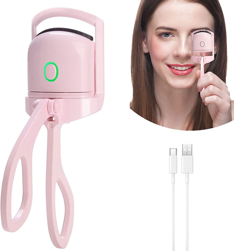 Eyelash Curler Portable Electric Heated Comb Eye Lash Long Lasting Eyelashes Curls Thermal Eyelash Curler Makeup Tools Heated Eyelash Curlers,Rechargeable Electric Eyelash Curler,Handheld Eyelash Heat eprolo
