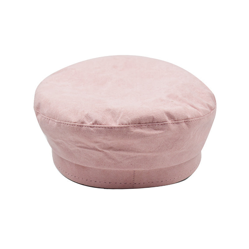 Vintage deerskin velvet octagonal hats eprolo