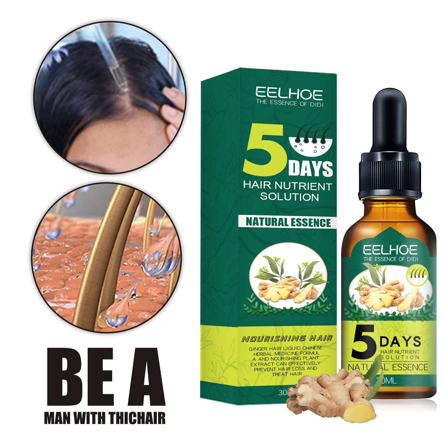Eelhoe Ginger Hair Essential Oil. Eelhoe Ginger Hair Essential Oil eprolo