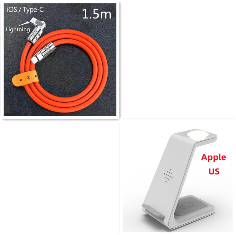 3 In 1 Fast Charging Station Wireless Charger Stand Wireless Quick Charge Dock For Phone Holder eprolo