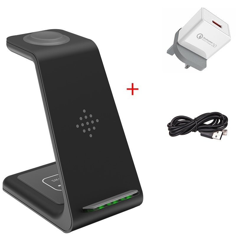 3 In 1 Fast Charging Station Wireless Charger Stand Wireless Quick Charge Dock For Phone Holder eprolo