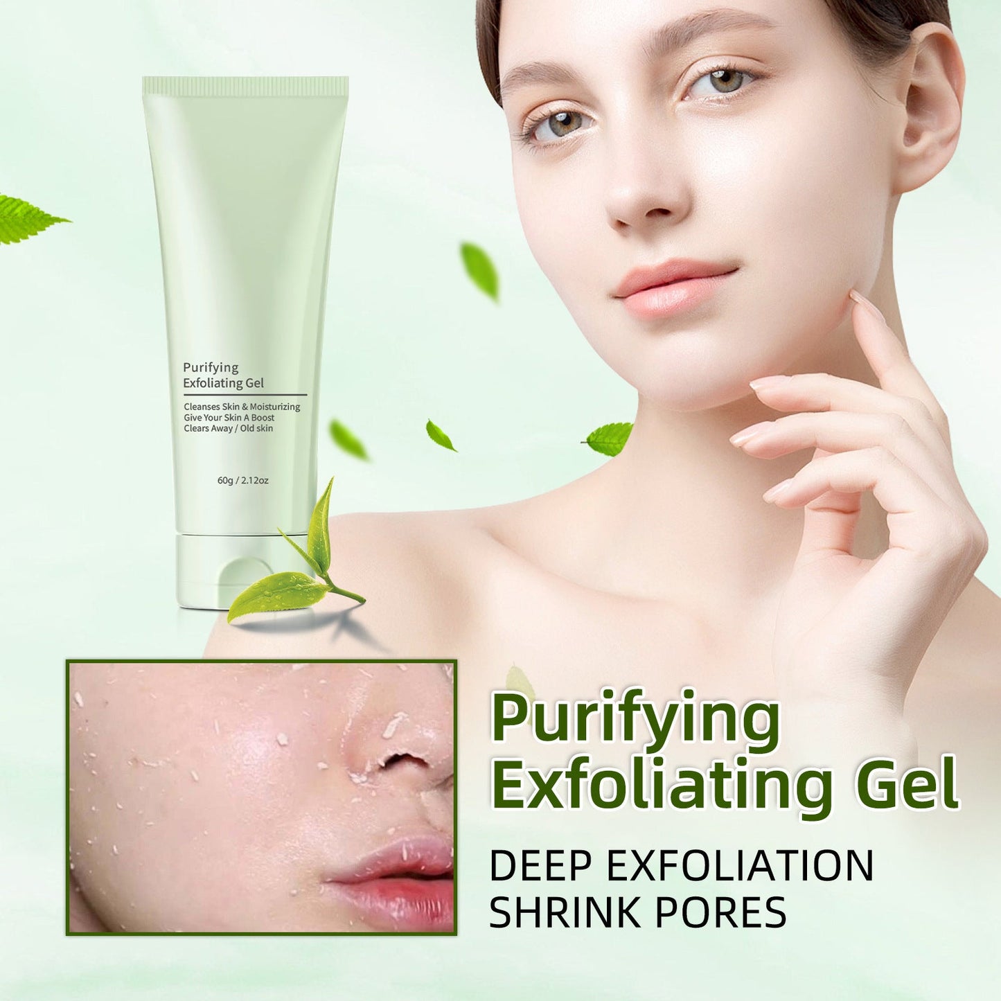 Exfoliating Gel 60g Deep Cleansing Pores Mild eprolo
