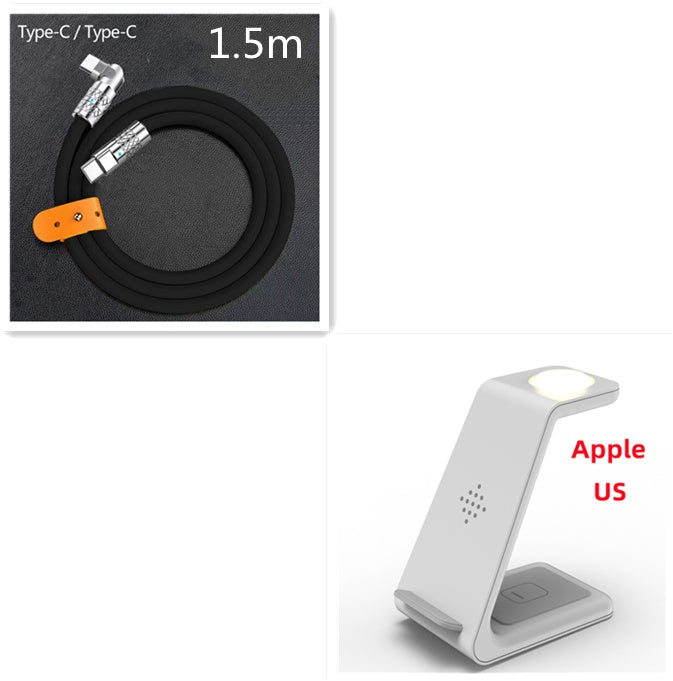 3 In 1 Fast Charging Station Wireless Charger Stand Wireless Quick Charge Dock For Phone Holder eprolo