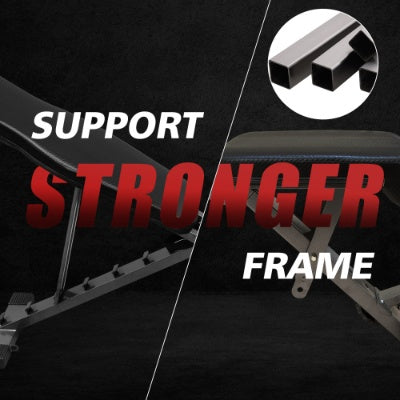 Weight Bench For Full Body Workout, Adjustable Strength Training Sit-up Chair, Multi-Purpose Foldable Incline Decline Bench eprolo