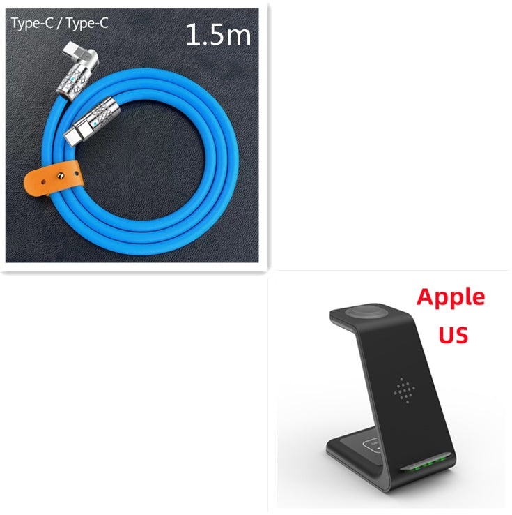 3 In 1 Fast Charging Station Wireless Charger Stand Wireless Quick Charge Dock For Phone Holder eprolo