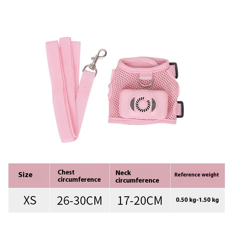 Pets Dog Vest Chest Strap Harness Air Conditioner Cooling And Breathable With Air Conditioner Pet Products eprolo