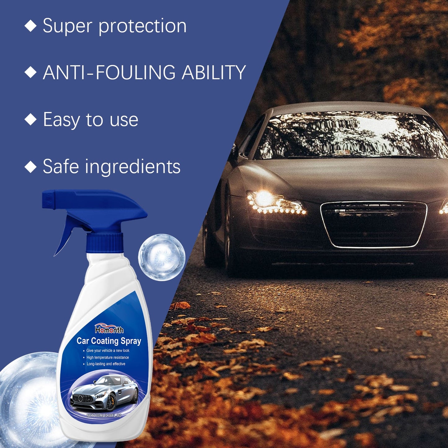 Car Coating Agent, Protect Car Paint, Improve Gloss, Anti-Stain Clean And Refurbished Car Coating Agent eprolo