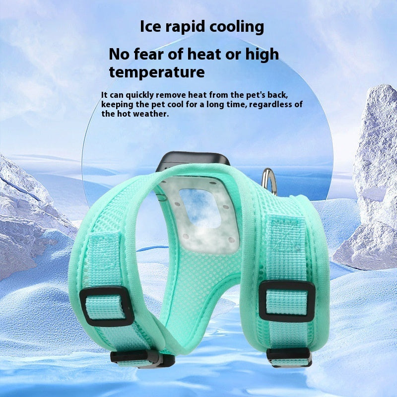 Pets Dog Vest Chest Strap Harness Air Conditioner Cooling And Breathable With Air Conditioner Pet Products eprolo