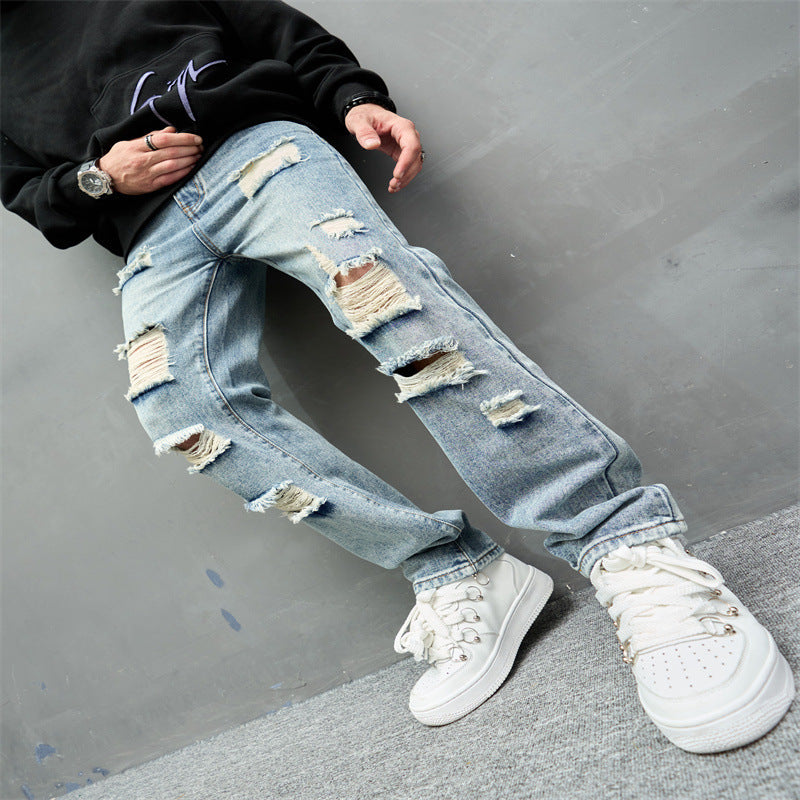 Retro Casual High Street Wide Leg Jeans eprolo
