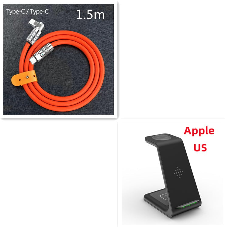3 In 1 Fast Charging Station Wireless Charger Stand Wireless Quick Charge Dock For Phone Holder eprolo