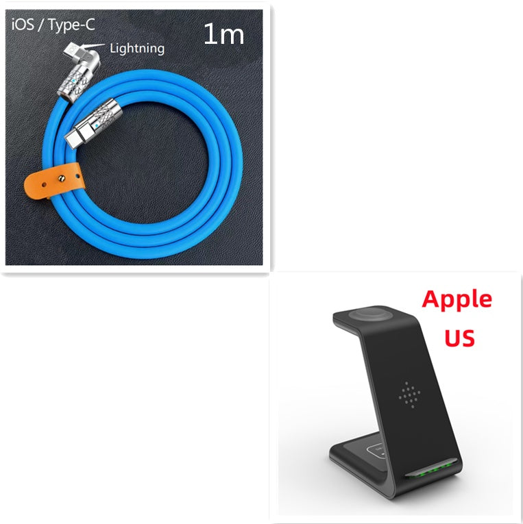 3 In 1 Fast Charging Station Wireless Charger Stand Wireless Quick Charge Dock For Phone Holder eprolo