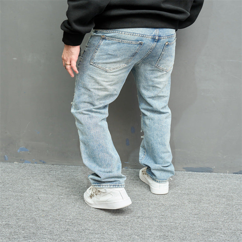 Retro Casual High Street Wide Leg Jeans eprolo