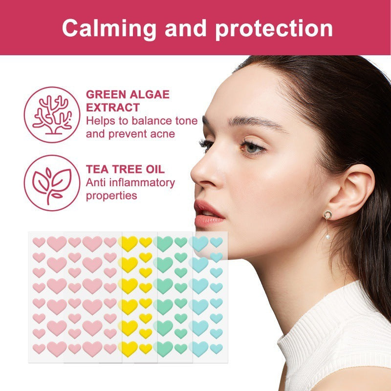 Wiieey Acne Patch Series Downplaying Acne Pockmarks Spots Cleansing Closed Mouth Multi-style Graphic Acne Patch eprolo