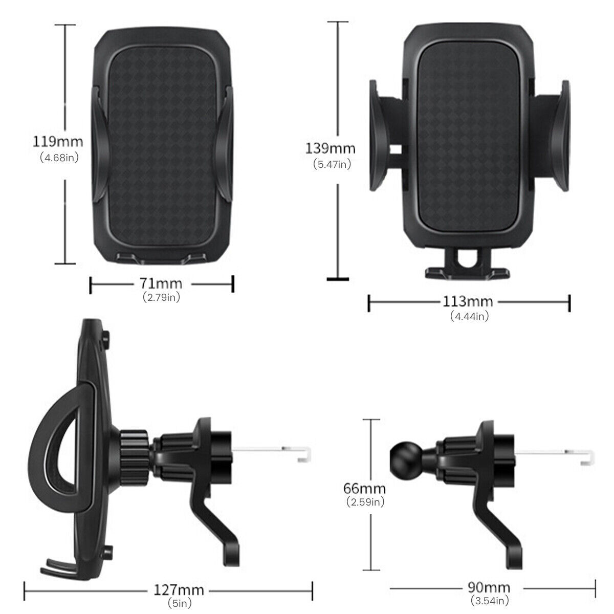 Universal Mobile Car Phone Holder Air Vent Mount Cradle Stand UK eprolo