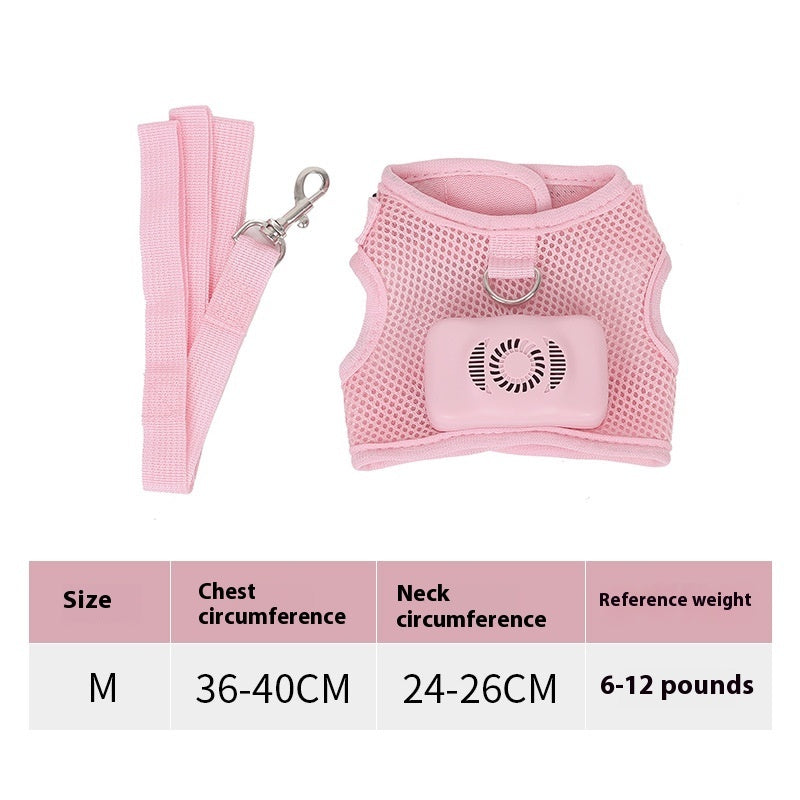 Pets Dog Vest Chest Strap Harness Air Conditioner Cooling And Breathable With Air Conditioner Pet Products eprolo