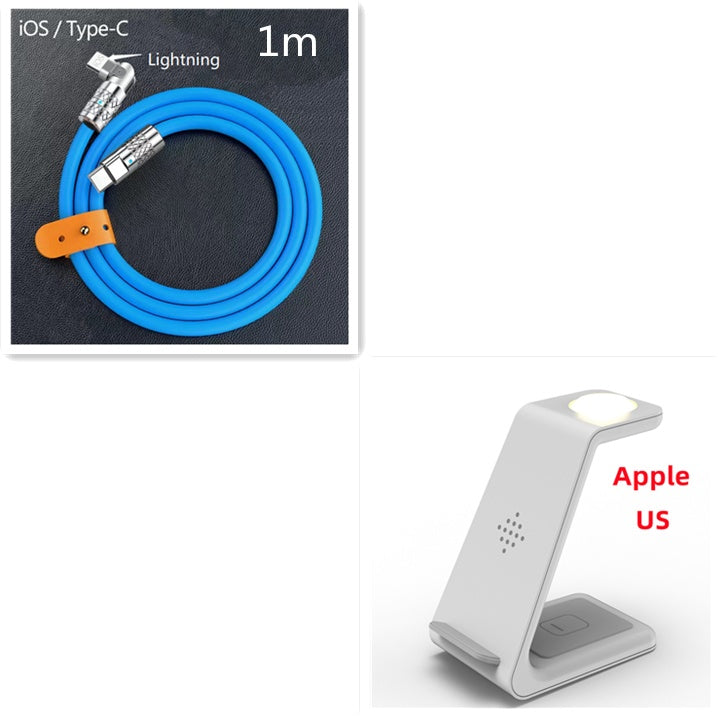 3 In 1 Fast Charging Station Wireless Charger Stand Wireless Quick Charge Dock For Phone Holder eprolo