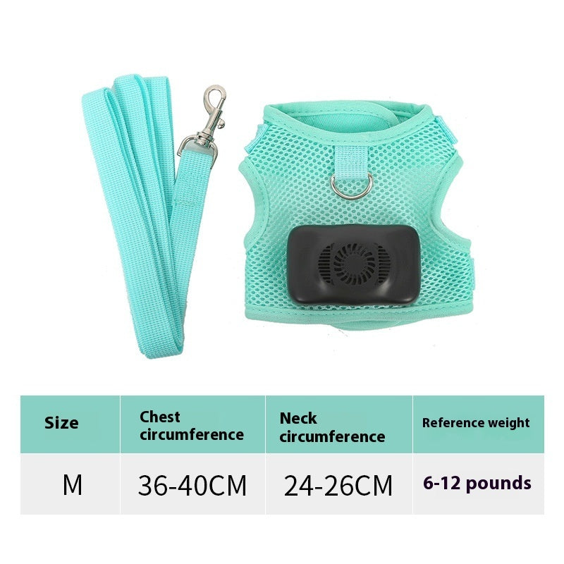 Pets Dog Vest Chest Strap Harness Air Conditioner Cooling And Breathable With Air Conditioner Pet Products eprolo