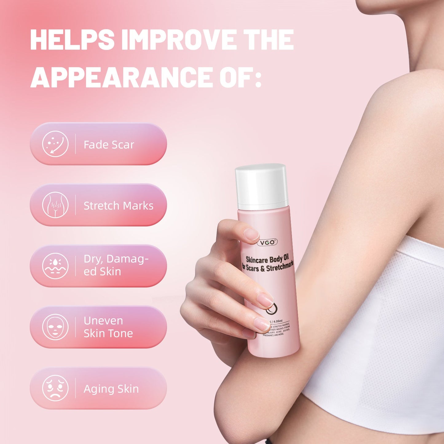 Skincare Body Oil For Scars & Stretchmarks eprolo