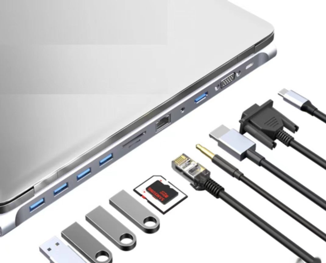 Type-c 7-in-1 Expansion Dock HDMI Projection Screen Usb Hub30 Multi-function Cable Seperater eprolo
