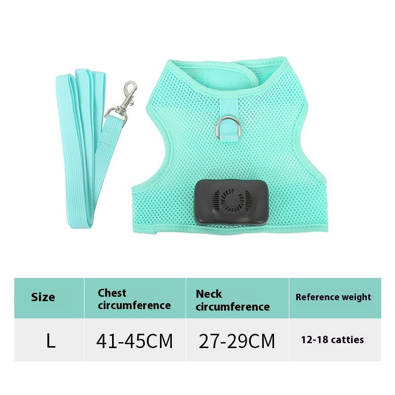Pets Dog Vest Chest Strap Harness Air Conditioner Cooling And Breathable With Air Conditioner Pet Products eprolo