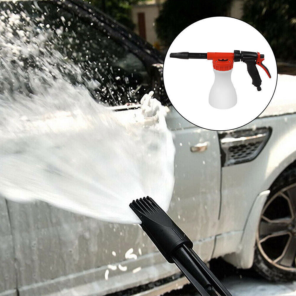 Snow Foam Car Wash Spray Gun Lance Uses Hose Pipe Sprayer 900ML Handheld Bottle eprolo