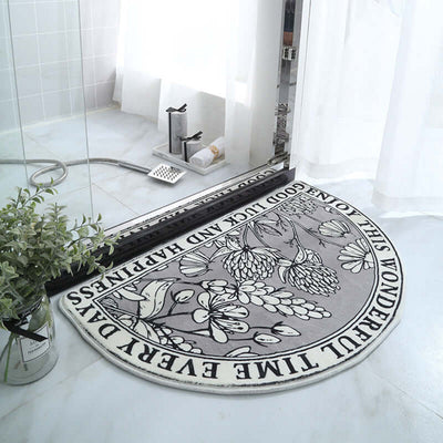 Oval Thickened Cashmere Absorbent Non-slip Rug eprolo