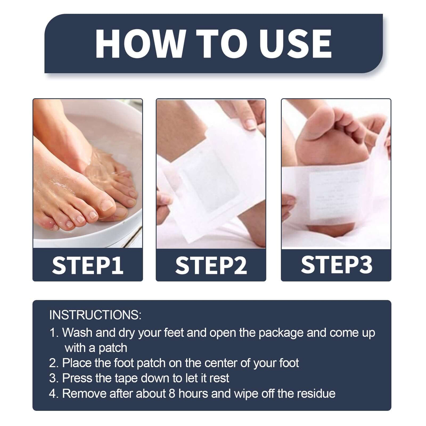 Ginger Foot Stickers, Slimming Toning And Firming Body And Foot Treatment Stickers eprolo