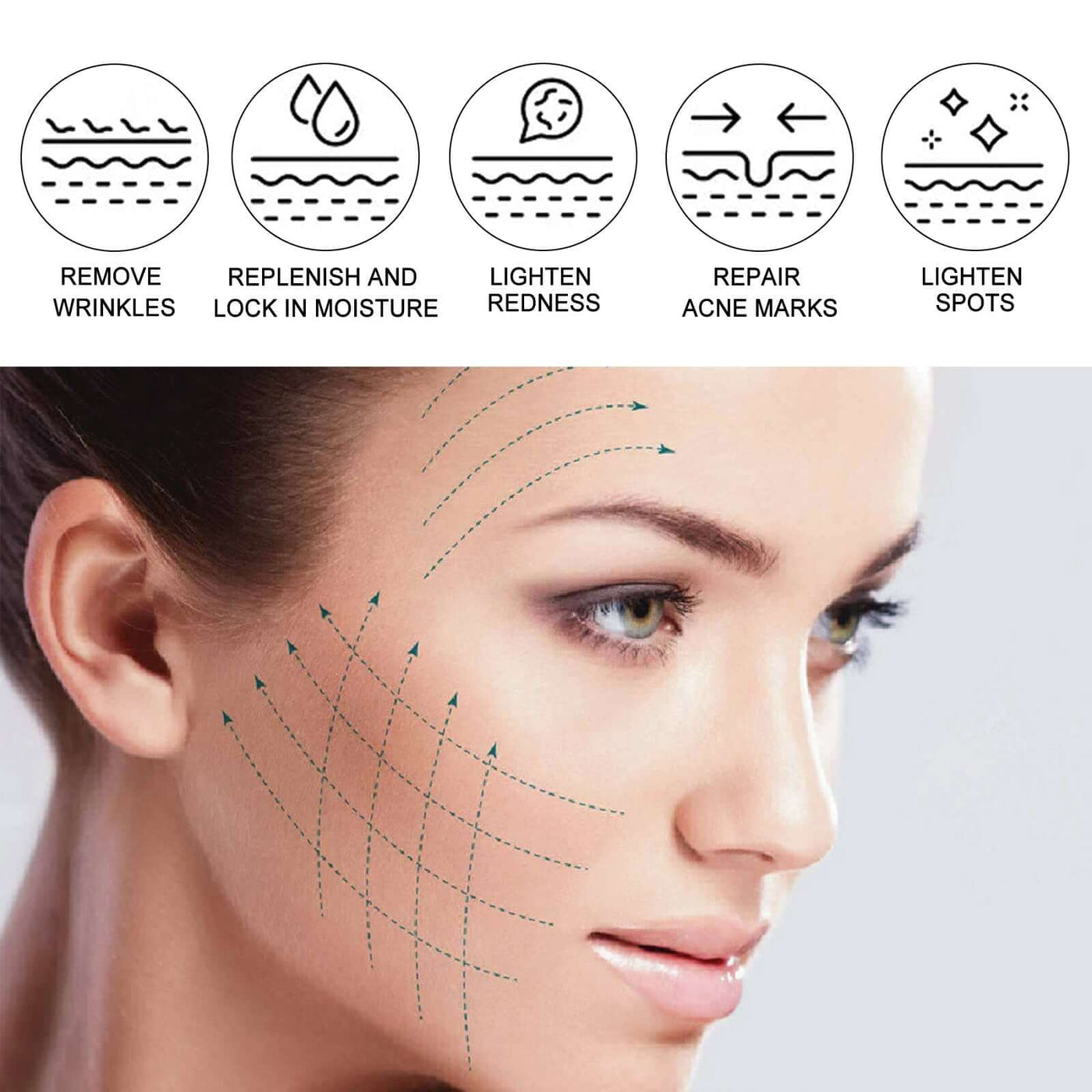B5 Facial Essence, Lightening Spot Soft Skin Anti-aging Moisturizing Essence eprolo