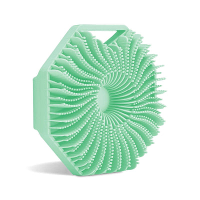 Soft Silicone Body Scrubber Bath Brush With Ergonomic Handle Portable Shower Massage Cleaning Exfoliating Home Tool eprolo