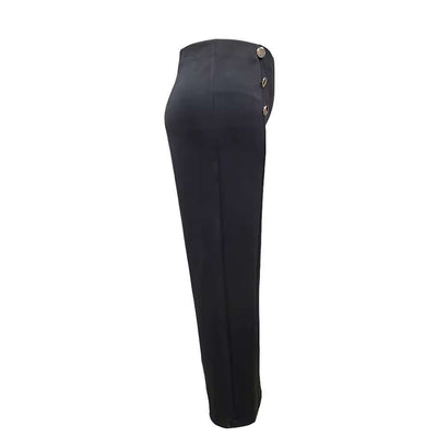 Plus Size Women's Casual Tight Straight-leg Trousers eprolo