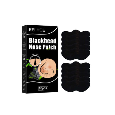 Black Pig Nose Patch, Bamboo Charcoal Remove Blackhead Acne Tear Nose Mask Patch eprolo
