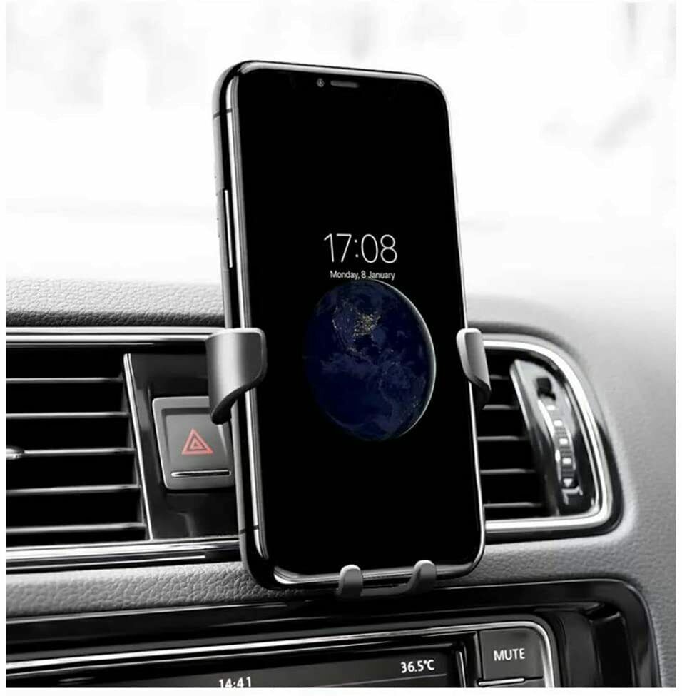 Universal Car Mount Holder Stand Air Vent Cradle For Mobile Cell Phone Gravity Car Mount Air Vent Phone Holder For I Phone X XR XS Max S Amsung S10 Note9 eprolo
