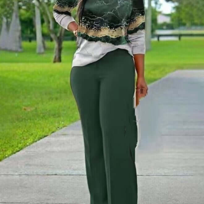 Independent Station Ladies Fashion Casual Printing Suit eprolo