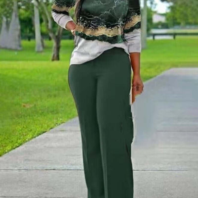 Independent Station Ladies Fashion Casual Printing Suit eprolo