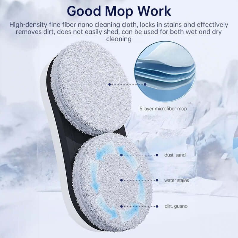 5600Pa Smart Window Cleaning Robot   Auto-Guided, Remote-Controlled Glass Cleaner for Home Use eprolo