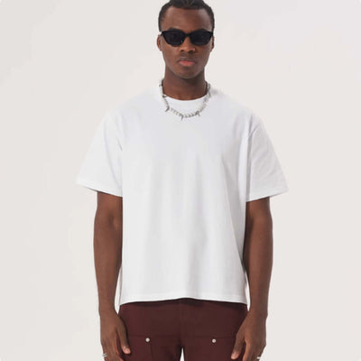 Tall And Versatile Pure Cotton T-shirt American Style eprolo