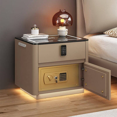 Home Bedroom Multi-functional Smart Safe Bedside Table Wireless Integrated Charging Safe eprolo