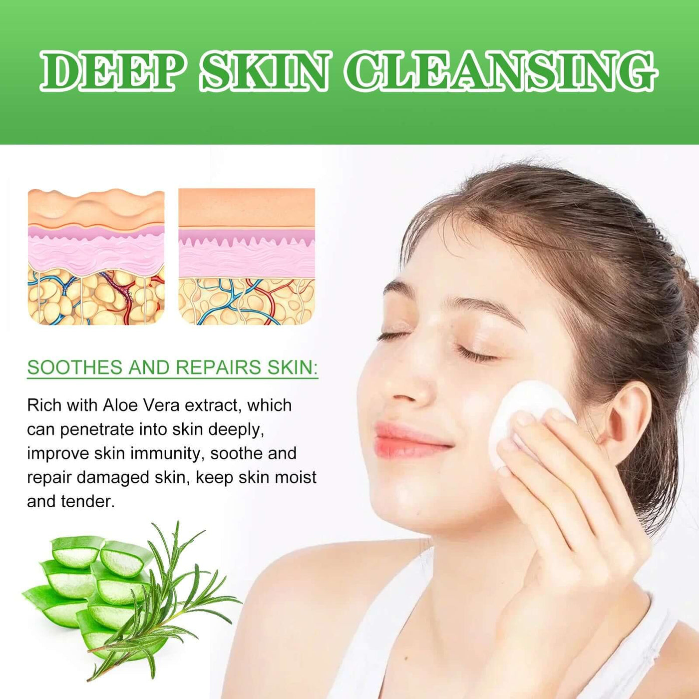 Salicylic Acid Cleaning Gasket, Moisturizing Oil Control Removing Blackheads And Acne Closing Gentle Cleansing Acne Muscle Repair eprolo