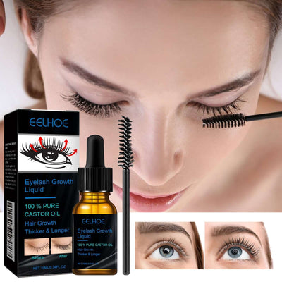 Castor Oil Mascara Daily Natural Eyelash Curl & Curl Beauty Gentle Moisturizing Treatment eprolo