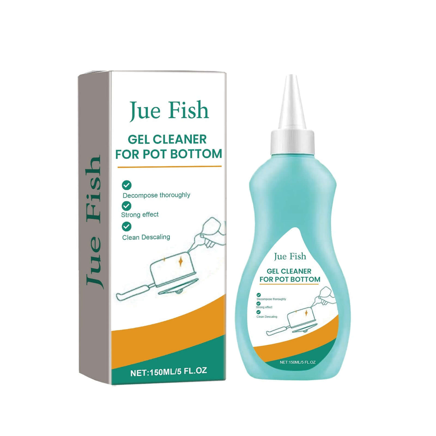 Kitchen Cleaner, Cooktop Range Hood Cooker Clean Oil Stains Black Dirt On The Bottom Of The Pan Cleanser eprolo