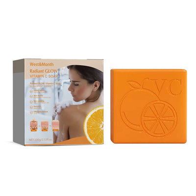 Radiant Glow Vitamin C Soap, Brightening Moisturizing Bath Cleansing Soap eprolo