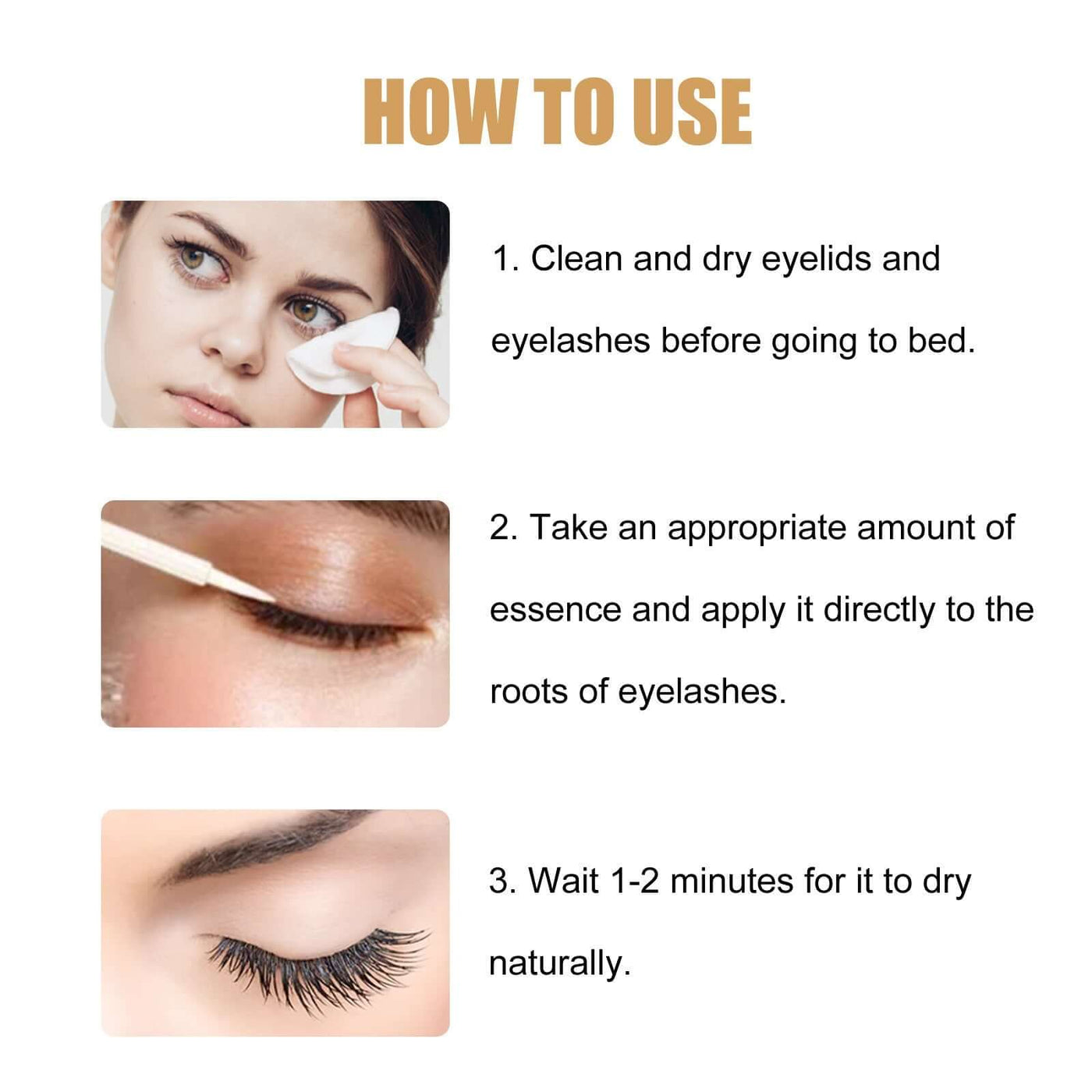Mascara, Thickly Moisturizes, Slender, Long, Black, Voluminous, Beautiful, Gentle And Long-Lasting eprolo