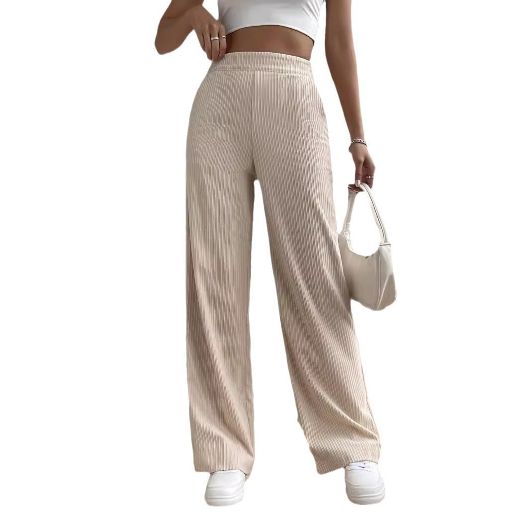 High Waist Loose Straight Wide Leg Pants eprolo