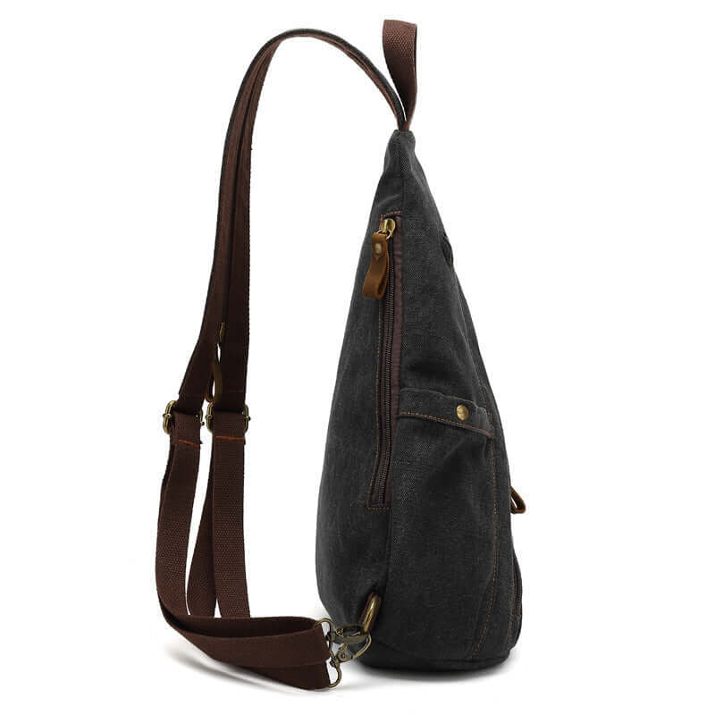 Men's Canvas Chest Bag Large Capacity Leisure eprolo
