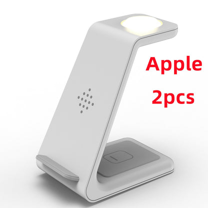3 In 1 Fast Charging Station Wireless Charger Stand Wireless Quick Charge Dock For Phone Holder eprolo