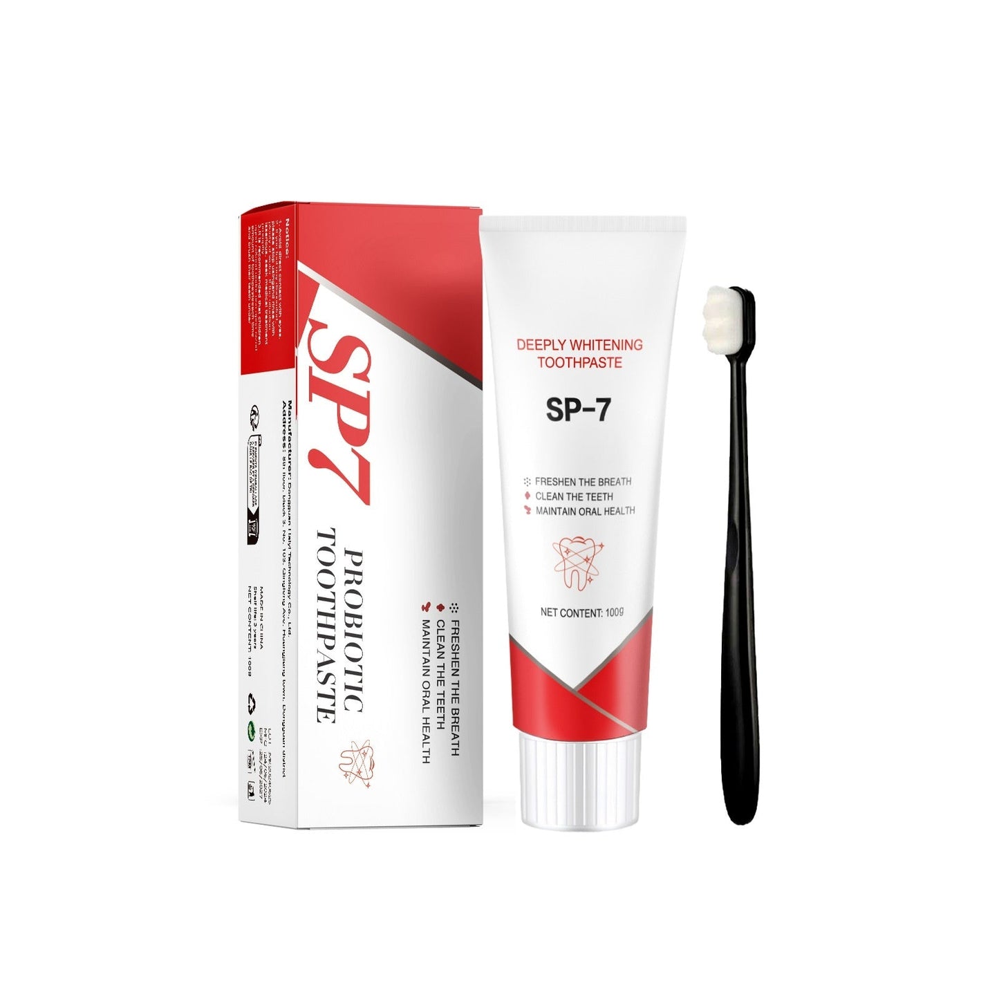 Probiotics Bright White Teeth Stain Removing Fresh And Improved Mouthgas Toothpaste eprolo