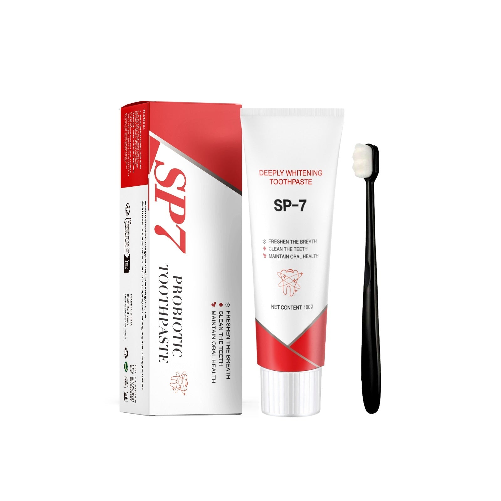 Probiotics Bright White Teeth Stain Removing Fresh And Improved Mouthgas Toothpaste eprolo